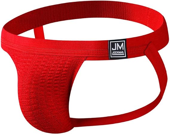 JOCKMAIL Mens Jockstraps Underwear Sexy Sport Athletic Supporter Jock Strap for Men
