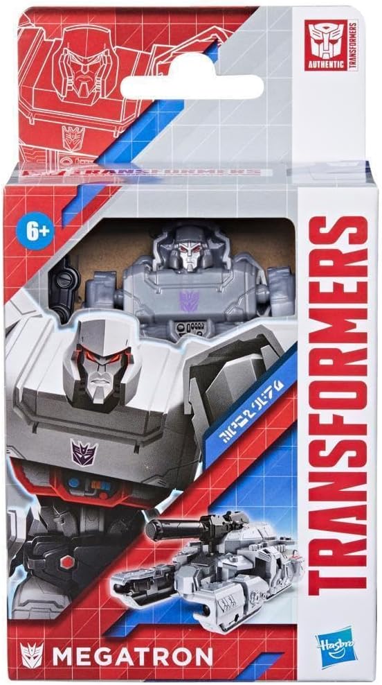 Transformers Toys Authentics Bravo Megatron Action Figures, 11 cm, Age 6+
