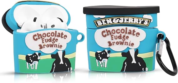Compatible with Apple Airpods 4 Case Protective Funny Cute Cartoon Candy Cover with Keychain (Benjerry)