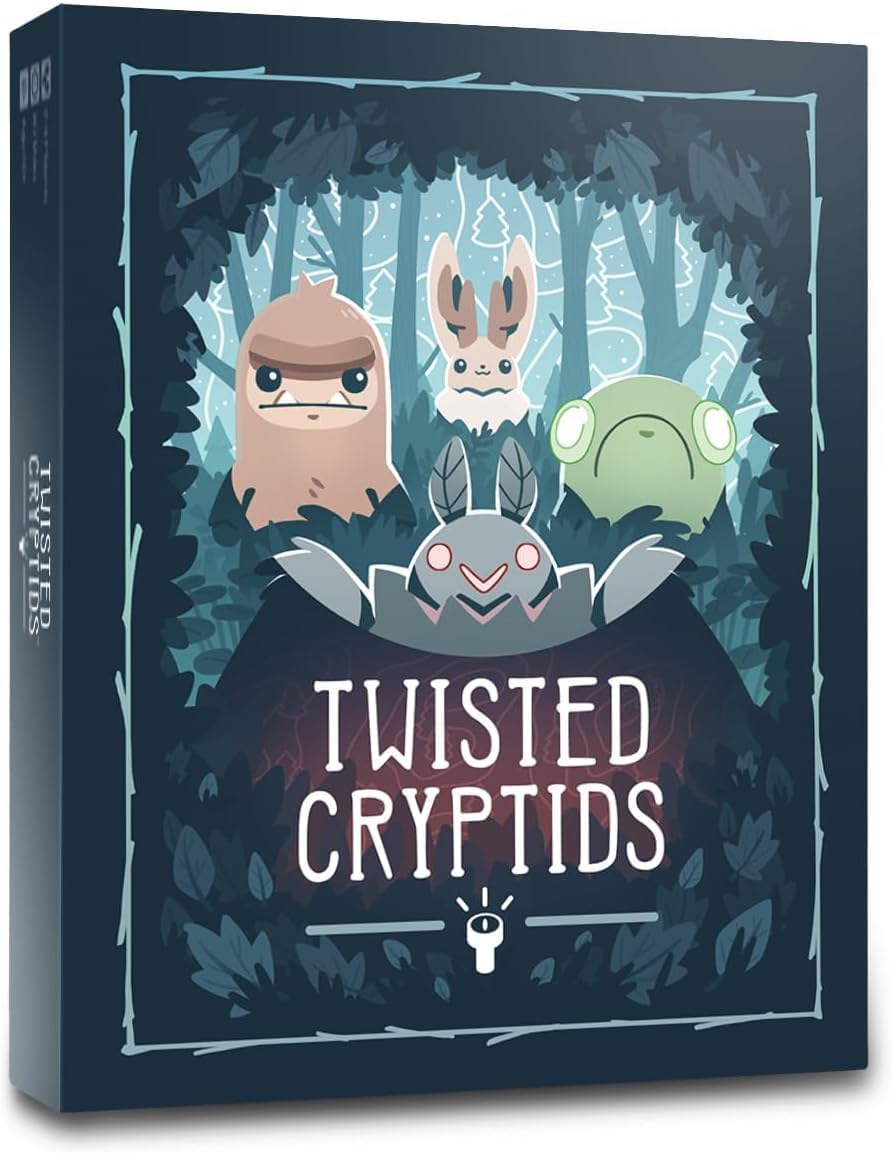 Asmodee Twisted Cryptids, Card Game, Party Game, 2-4 Players, 10+ Years, Italian Edition