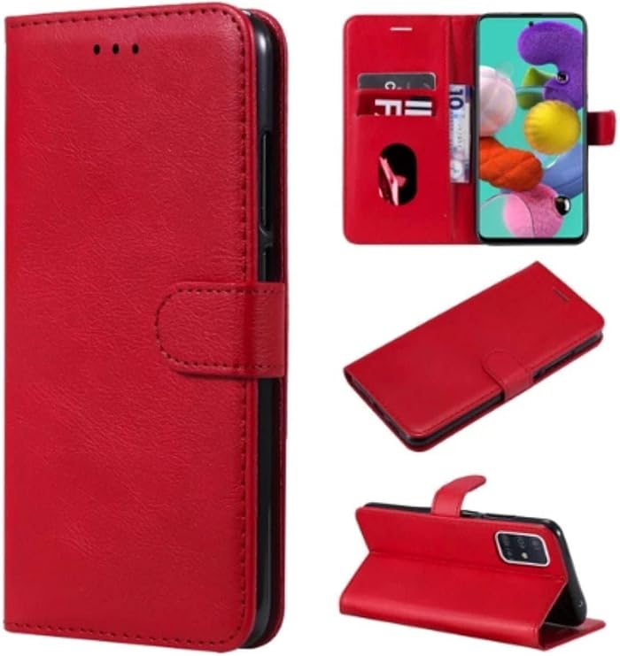 Spia Apple iPhone 11 Pro ile uyumlu Kılıf Kırmızı Zore Kapaklı Suni Deri Orijinal Geliştirilmiş Dayanıklı Darbe Karşıtı Koruyucu Yeni Nesil Tasarım (Apple iPhone 11 Pro, Kırmızı)