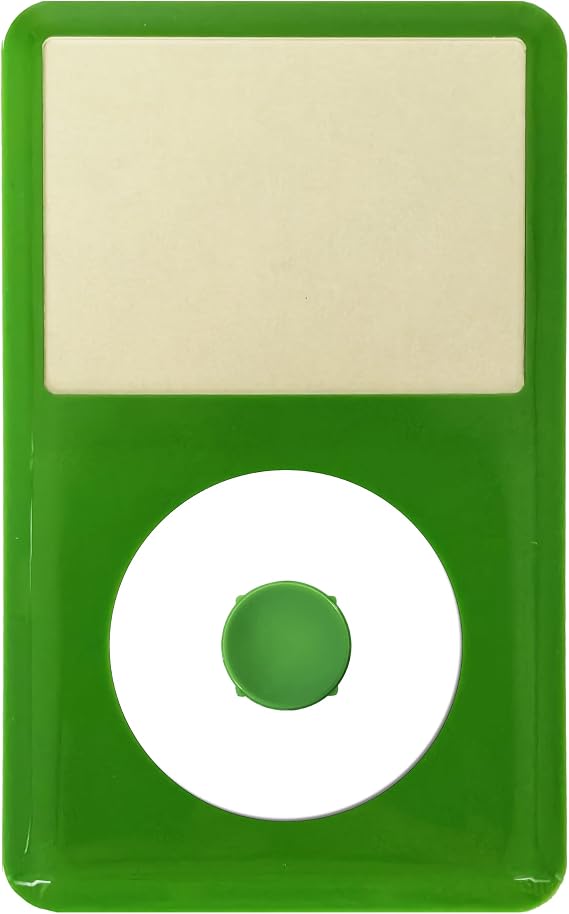 MCMConcepts iPod Classic 6th/7th フェースプレート&センターボタンセット フロントグリーン