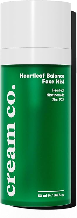 Cream Co. Pore Firming Refreshing Face Spray, Heartleaf Face Mist, Niacinamide, All Skin Types, 50 ML