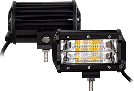 Willpower 5 Inch 72W Strobe LED Work Light 12V 24V for Truck Car Van 4X4