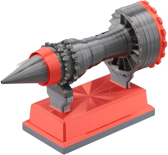 Desktop Turbofan Display 12cm Blue LED Light(Red)