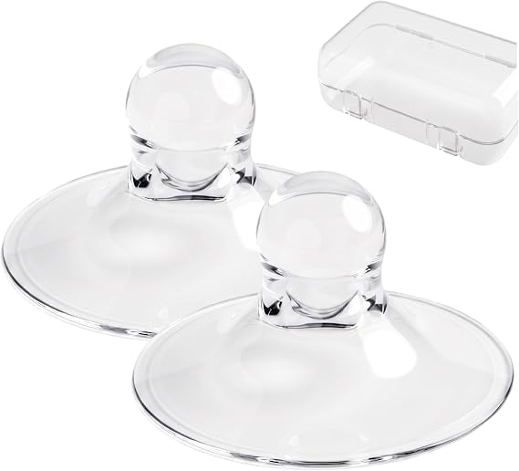 Nipple Everter for Flat Nipples, 2-Pack, Gentle Traction Nipple Corrector, Corrector
