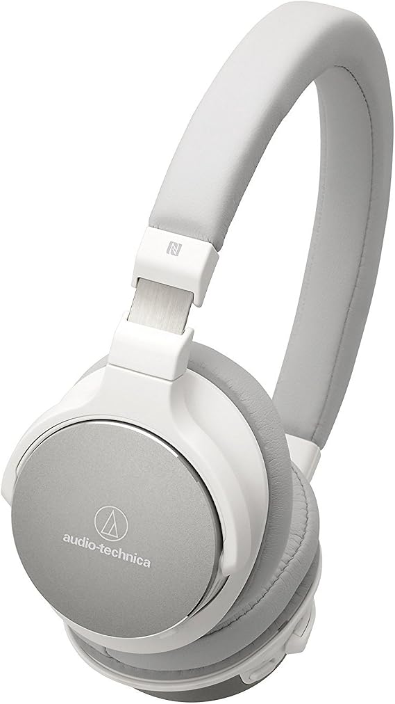Audio-Technica ATH-SR5BTWH High-Resolution Wireless On-Ear Headphones