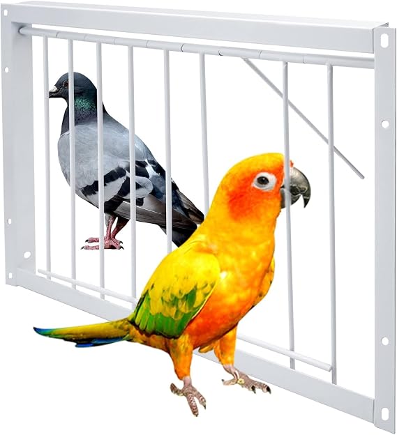 Bird Cage Door 40cm for Pigeon Entrance Only One-Way Entrance Loft Gate Active Birdcage Birds Window Bird Coop Door for Racing Pigeons Doves Parrots