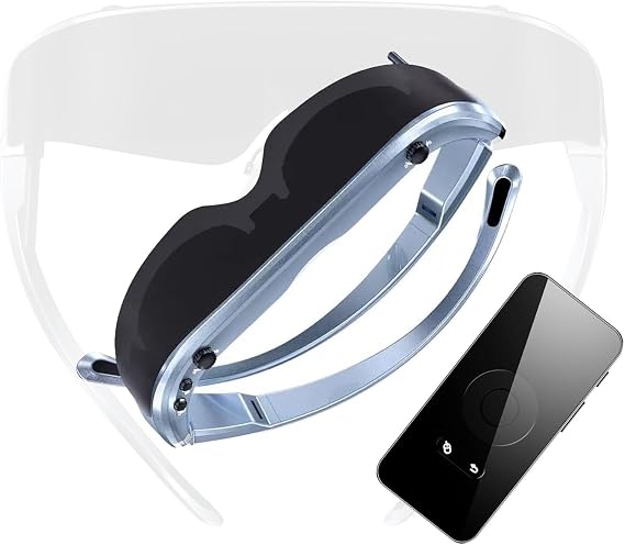 Augmented-Reality-Brille, 3D AR Glasses, The 120-Inch Virtual Meg Screen, Micro OLED 90Hz Plug & Play USB-C