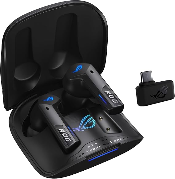 ASUS ROG Cetra True Wireless SpeedNova Gaming Earbuds- Black