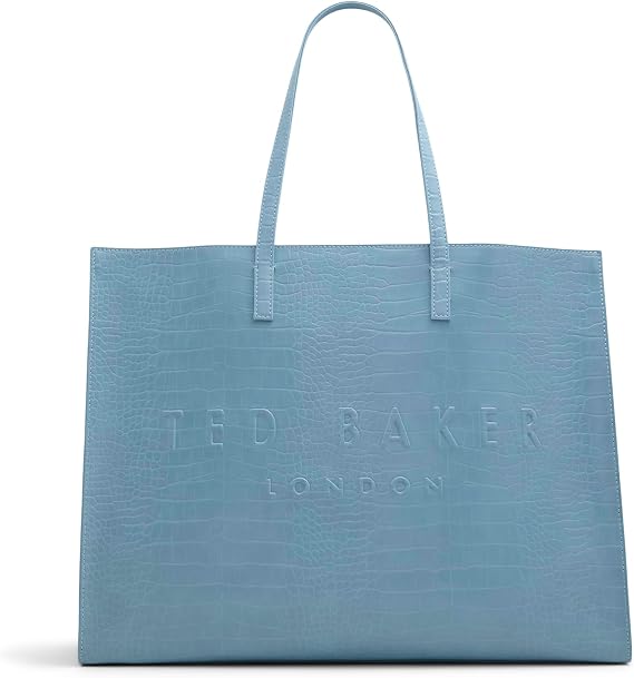 Ted Baker's Icon Tote, Blue, Extra Large, blue