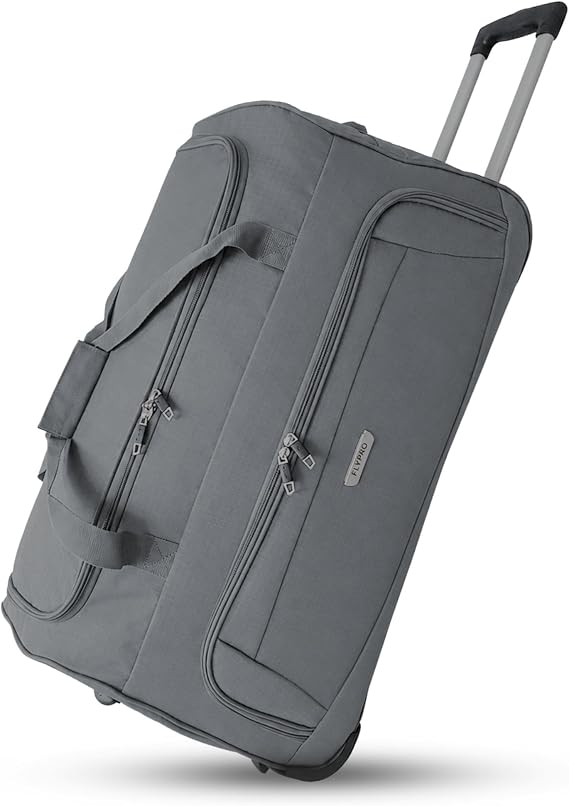 40" XXL Extra Large Suitcase Lightweight Wheeled Duffle Bag Holdall Luggage Travel Bag 3.9kg 185L
