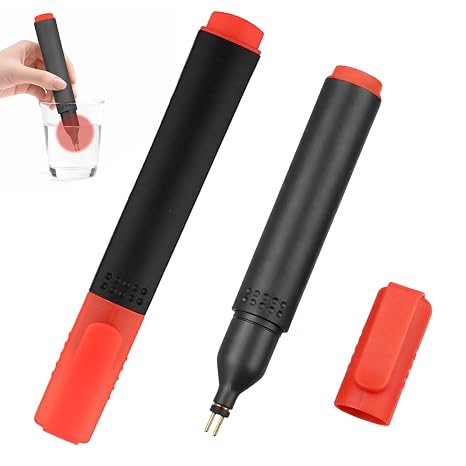 2 Pcs Grounding Mat Continuity Tester, Electric Tester Pen for Earthing Sheets Pads Pillowcases & Wristbands, Conductive Tester with Instant Results for Ensuring Effective Grounding Connection