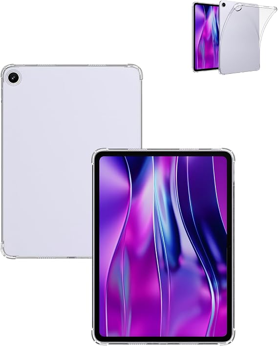 Case for OnePlus Pad Go 2/Oppo Pad Air 5 Tablet 12.1 inch, yystao Airbag Soft TPU Protective Case Cover, Shockproof, Scratch-Resistant & Slim Fit, Clear