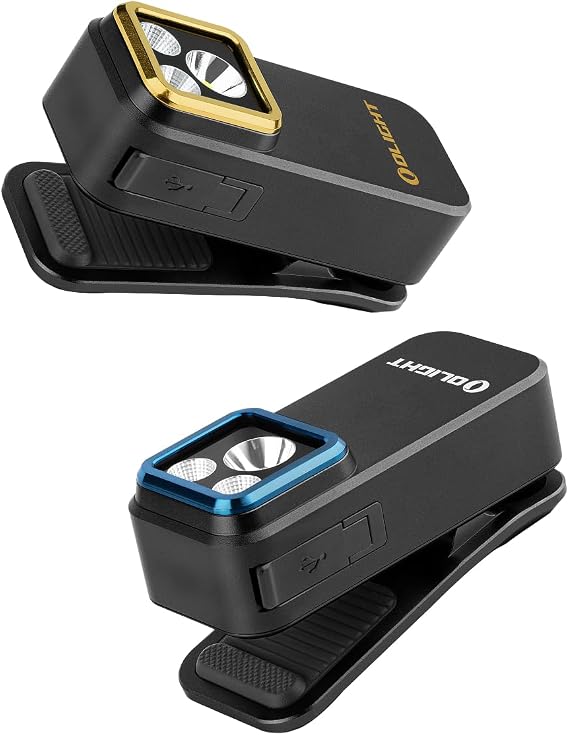 OLIGHT Oclip Pro S LED Light, Clip Light, Running Black & Oclip Pro Clip, LED Running Light Black