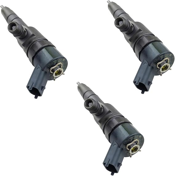 3Pcs Fuel Injector Pump 129A01-53100 MIU802181 Compatible with John Deere Tractors 3046R 3038E 3039R Skid Steer Loaders 312GR 314G Compatible with Yanmar Engines 3TNV86CT 3TNV84T