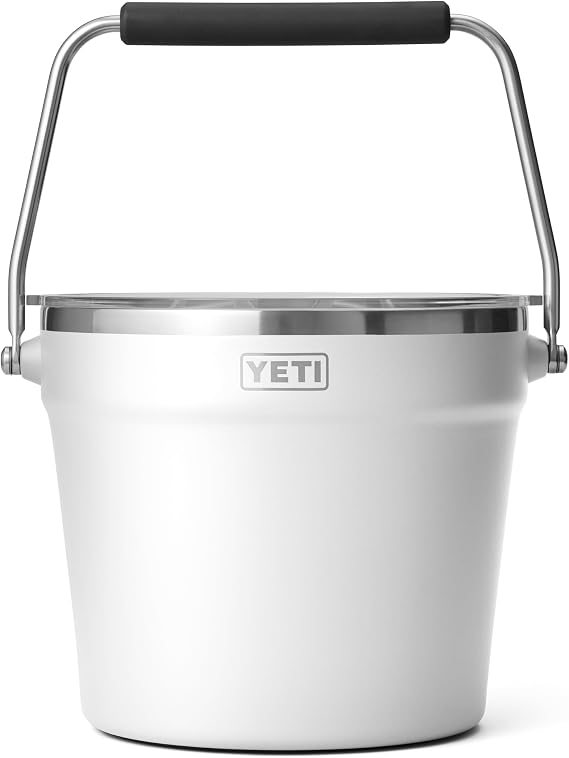 YETI Rambler 7.6L Beverage & Ice Bucket with Lid, White
