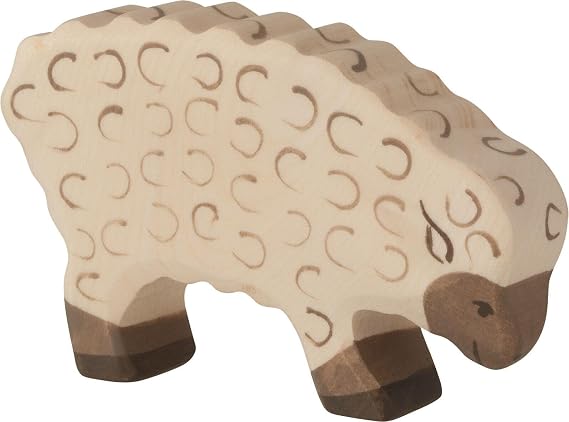 Holztiger 80072 Sheep Eating Approx. 9.7 x 2.4 x 6.2 cm
