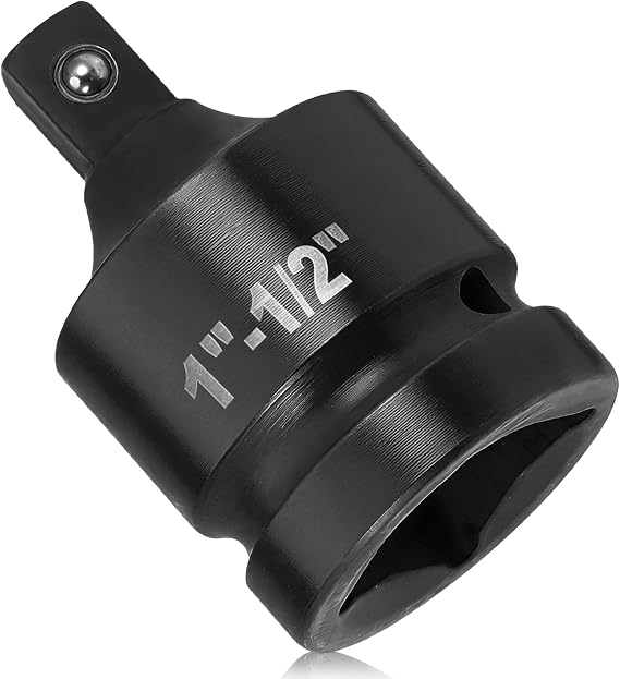 Socket Adapter 1 to 1/2 Socket Adapter Black