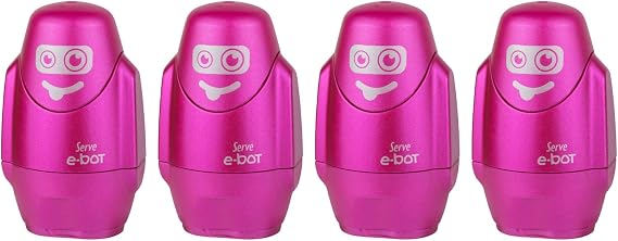 Serve E-bot Silgili Kalemtiras Metalik Pembe 4lu Set
