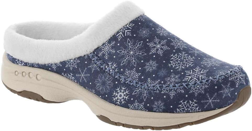 Easy Spirit レディース Tslip2 スリッパ, ブルーホワイトスノーフレーク, 9