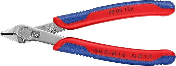 KNIPEX Electronic Super Knips Electronics Diagonal Cutter, 78 03 125