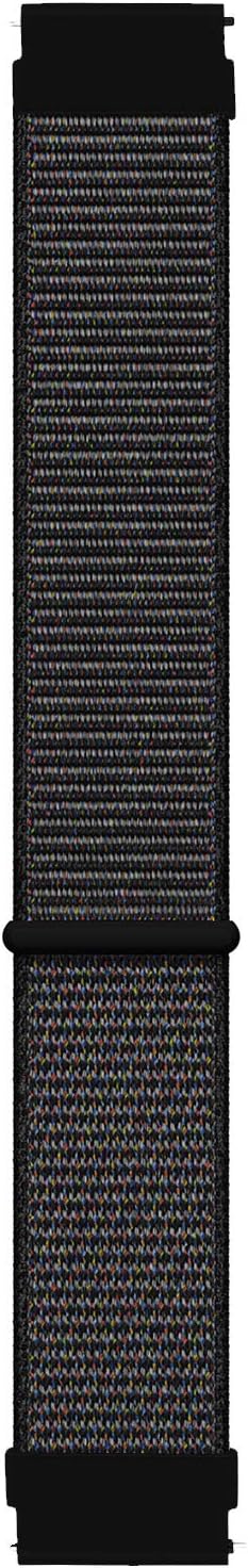 Microsonic Samsung Galaxy Watch 6 Classic 43mm Wicker Cord Woven Sport Loop (Cord Compatible with Samsung Galaxy Watch 6 Classic 43mm, Smartwatch Strap)