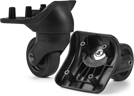 GUGULUZA 1 Pair Luggage Wheel Replacement Spare Spinner Caster for Suitcase Wheel Repair