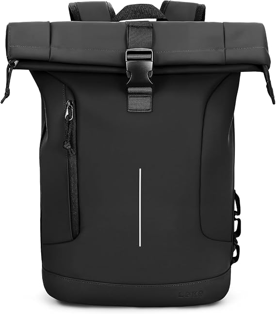 Waterproof Rolling Backpack for Men and Women, Stylish Casual Travel Backpack, 17 Inch Portable Backpacks Ideal for Cycling, School and University