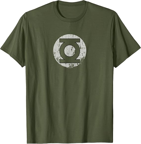 Green Lantern Distressed Lantern Logo T-Shirt