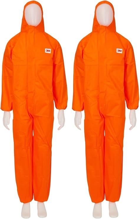 3M 4515 Schutzanzug Typ 5/6 Größe S Orange