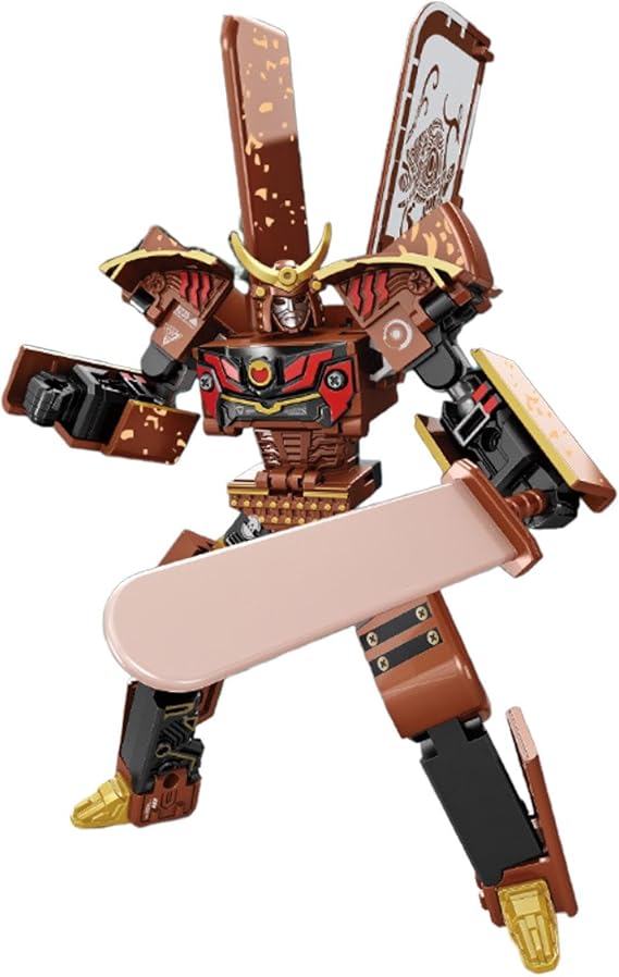 Deformation Ice Cream - Stem Learning Building Blocks, Robot Action Toy, Shape Changing Interactive Educational Figure | Transforming Ice Cream Indoor Outdoor Play Set for Kids Boys Girls Collector
