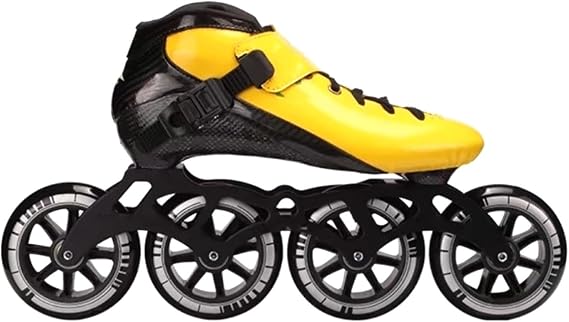 Professional Inline Speed Skates for Adults Carbon Fibre Low Profile Racing Inline Skates Shoes for Men Women Adjustable Racing Inline Skates, Unisex
