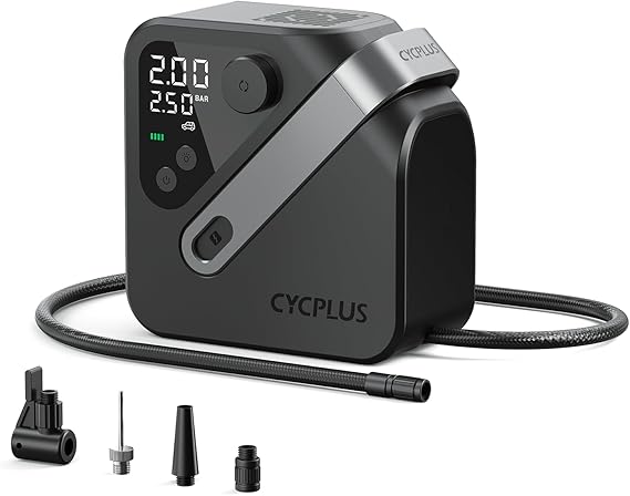 CYCPLUS AL7 Tire Inflator, 4X Faster, High Power Compressor, Dual Use