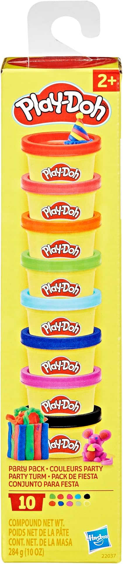 Play-Doh Parti Paketi | 10 Mini Oyun Hamuru Kutusu | Çocuk Partileri İçin Küçük Hediyeler, Sürpriz Oyuncaklar ve Sınıf Ödülleri | 2 Yaş ve Üzeri Çocuklar İçin
