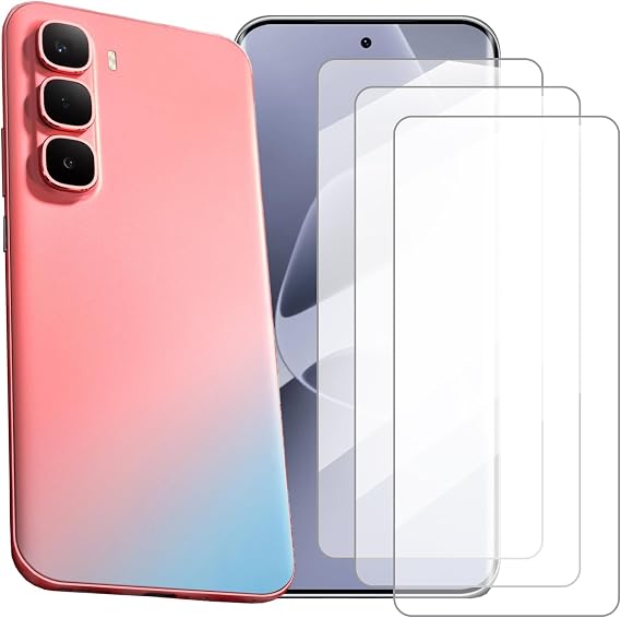 Screen Protector Compatible with Infinix Hot 60 Pro+(6.78 Inch) [3 Pack] Glass Screen Protector Suitable for Infinix Hot 60 Pro Plus, Tempered Glass Protective Film