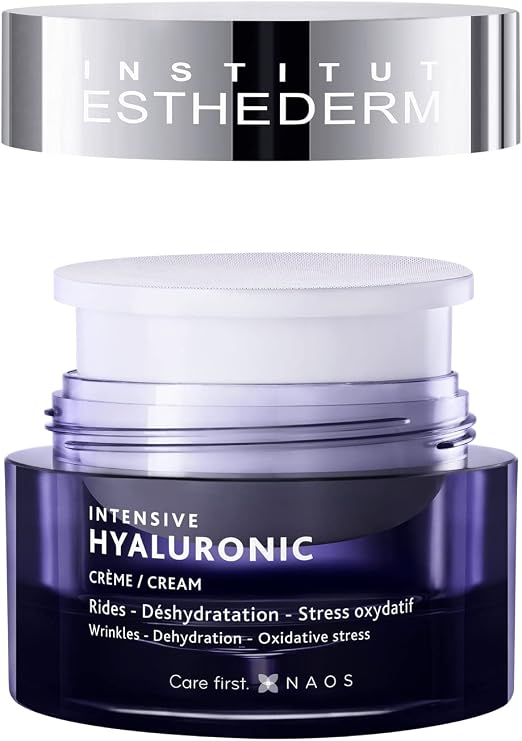 Institut Esthederm - Hyaluronic Intensive Cream Refill - Protects, Smooths and Intensely Rehydrates - Ideal for Dehydrated Skin - Made in France - Capsule 50 ml