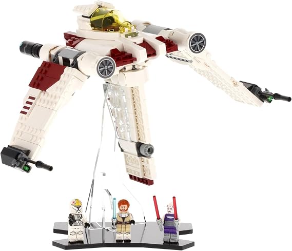 Display Stand compatible with LEGO 75432 V-19 Torrent Starfighter
