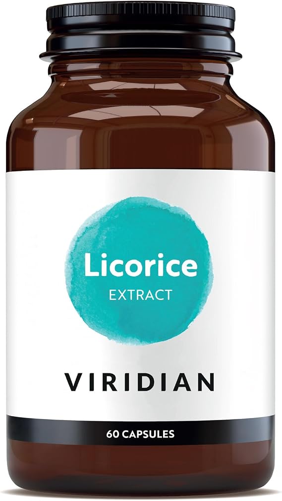 Viridian - Licorice Extract - 60 Caps | Immune, Respiratory & Digestive Support | Standardised to 20% Glycyrrhizic Acid | Vegan Formula | 100% Active Ingredients | Expertly Formulated