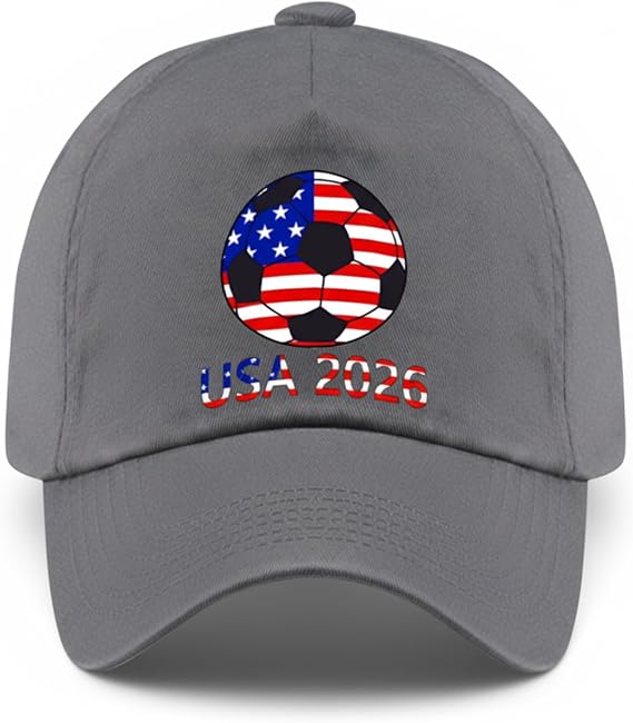 2026 Soccer Hat - Adjustable Baseball Cap Merchandise Gifts Accessories Decorations