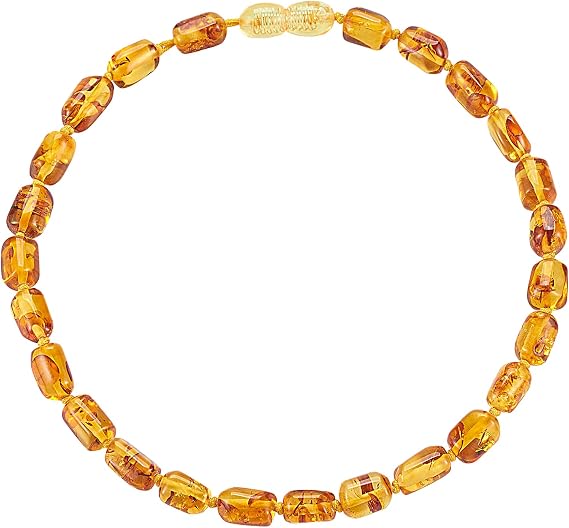 Baltic Amber raw Bracelet Gift Set -100% Certified and Authentic Premium Quality Raw Baltic Amber-True amber stone bead