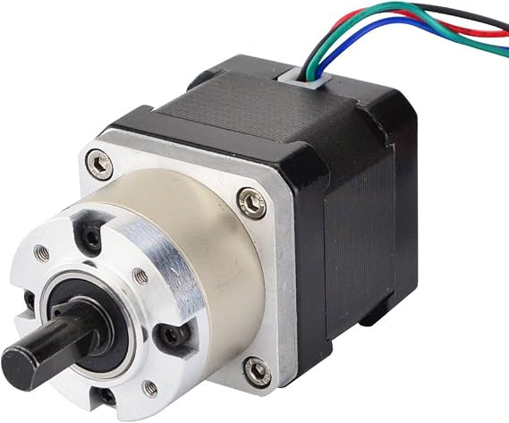 STEPPERONLINE 5:1 Planetary Gearbox Nema 17 Geared Stepper Motor 1.68A for DIY 3D Printer/CNC Extruder