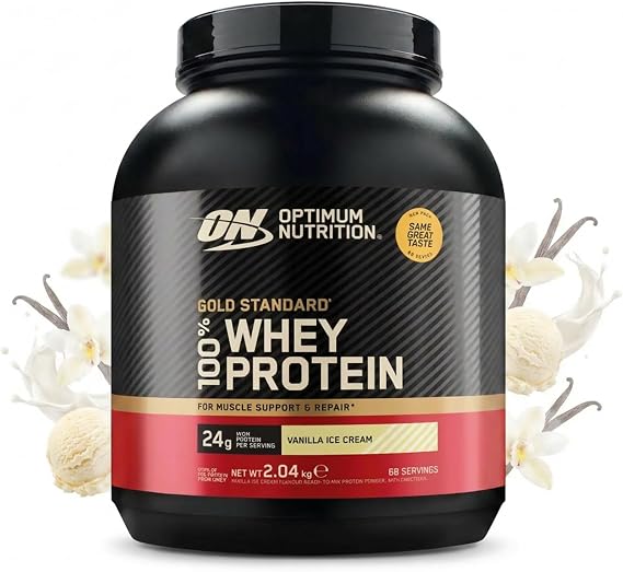 Optimum Nutrition 100% Whey Protein Whey Gold Standard 2.05kg - Vanilla Ice Cream