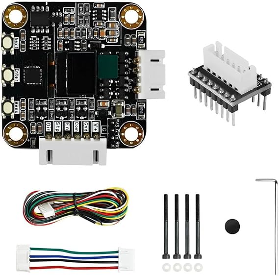 SERVO42C PCBA Closed-Loop Motor Driver Kit, FOC Vector Control Board for Nema 17 Stepper, 150mm/s Max (PCBA+MKS APT)