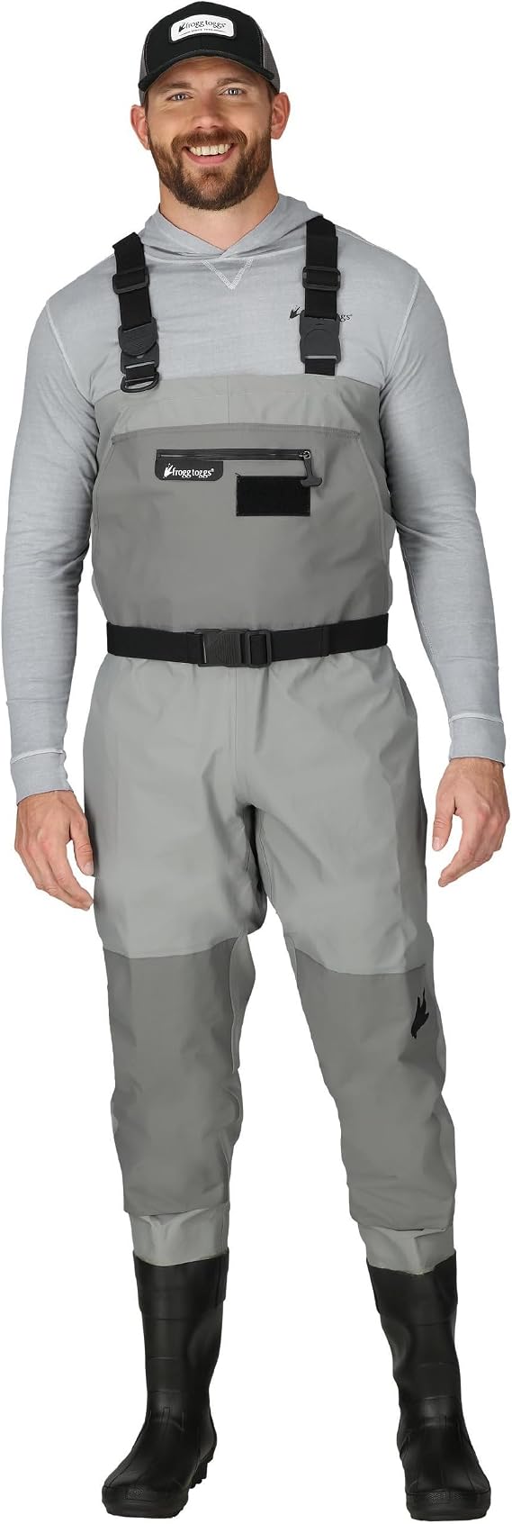FROGG TOGGS Men's Hellbender Pro Bootfoot Fishing Chest Wader
