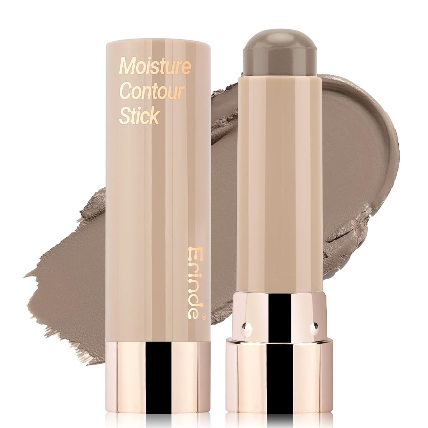 Erinde Kühle Farbtöne Cream Contour Stick Langanhaltend & Hochpigmentiert Bronzer Stick Mattes Finish Konturenstift für Definierte Konturen Weiche Textur Leicht zu Verblenden Vegane Formel 9g