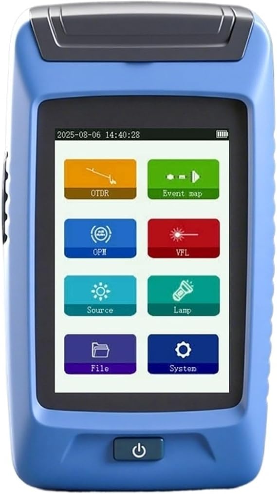 Mini Active Fiber Optic OTDR Tester Optical Fiber Reflector laser tools cable live test odtr equipment UPC/APC SC OPM VFL PRO(ZEYE240M UPC)