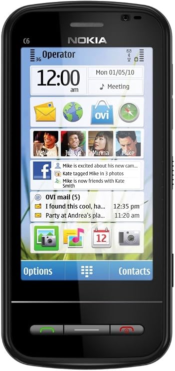 Nokia C6-00 Rm-612 Uk Black