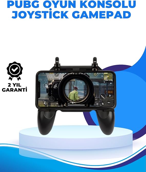 YamanHobi Joystickli ve Tetikleyicili PUBG Mobile Gamepad Oyun Kontrolcüsü