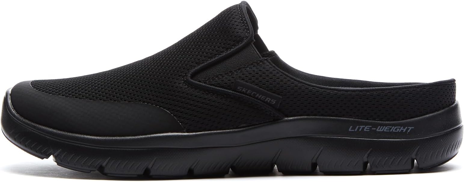 Skechers SUMMİTS Erkek Siyah Arkası Açık Spor Ayakkabı